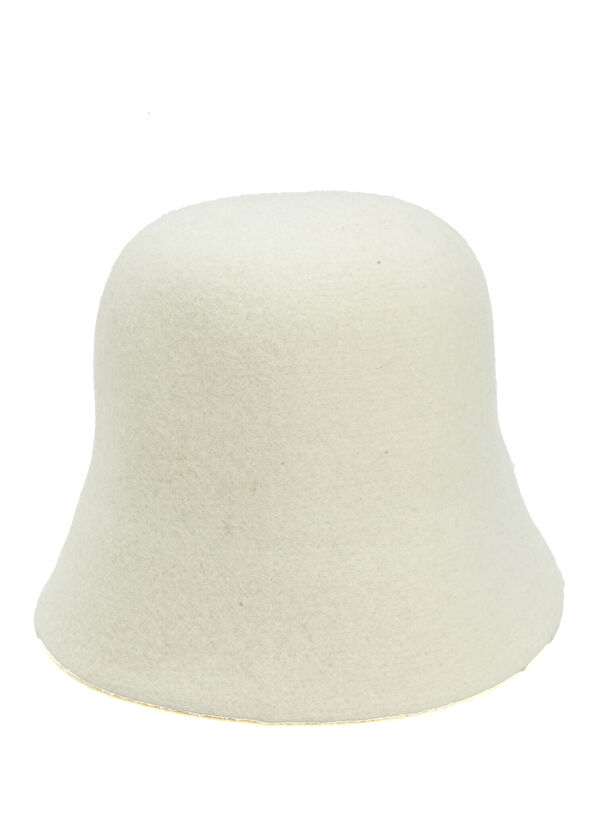 Beymen Club Ecru Women's Wool Bucket Hat - 4