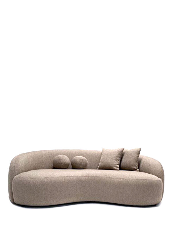 Bekaliving Gorki Kum Rengi Teddy Üçlü Kanepe - 1