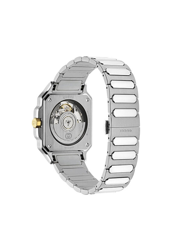 Gucci G-Flat Gold Silver Women's Watch - 2