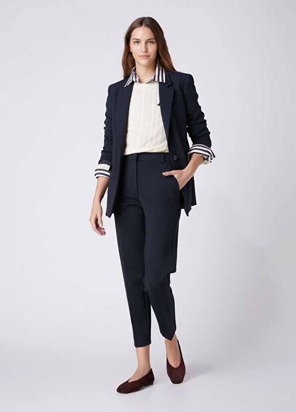 Beymen Club Lacivert Tek Düğmeli Blazer - 3