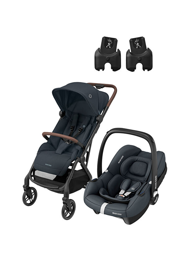 Maxi-Cosi Soho-Cabriofix İ-Size Modüler Ultra Kompakt Essential Graphite Seyahat Sistem Bebek Arabası - 2