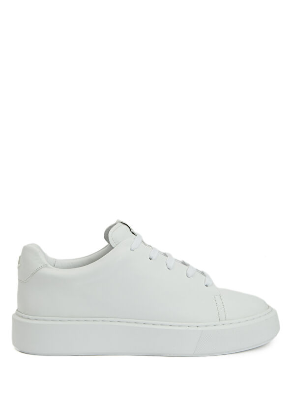 Beymen Club Ecru Women's Leather Sneakers - 1