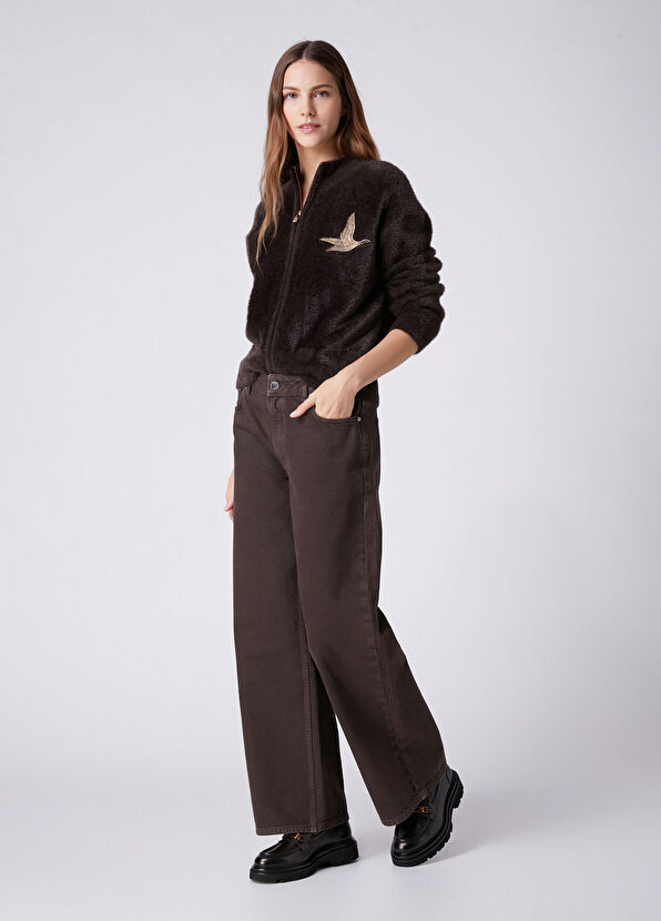 Beymen Club Brown Wide Leg Jeans - 1