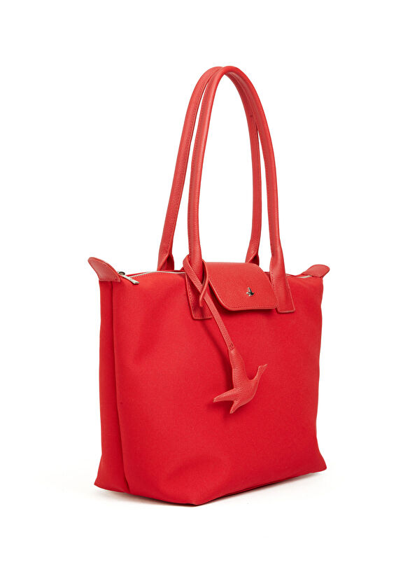Beymen Club City Medium Red Women's Shopping Bag - 2