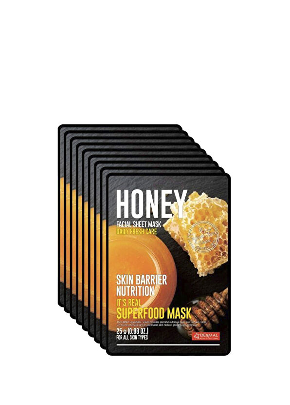 Dermal Honey Barrier Strengthening and Nourishing Honey Face Mask 10 x 25 gr - 1