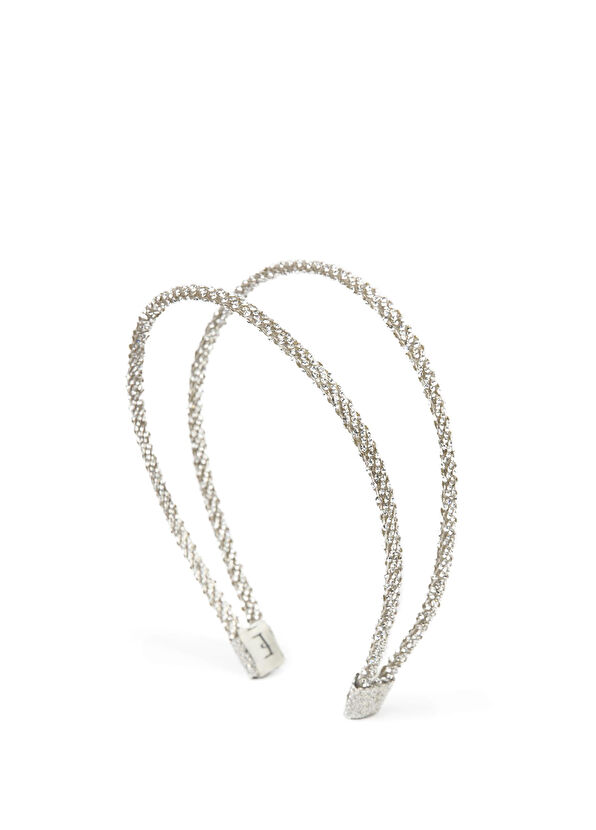 Eli Peacock Luna Twin Gümüş Rengi Kadın Saç Aksesuarı  - 1