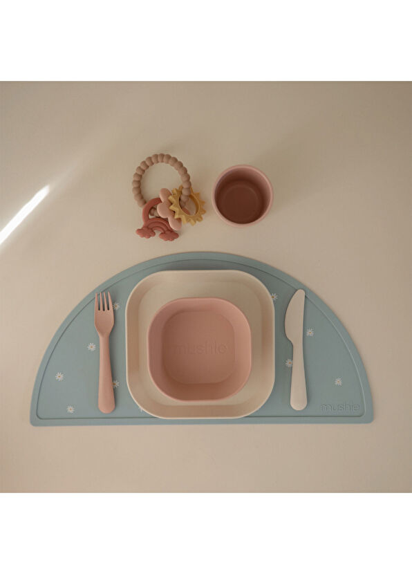 Mushie Sage Baby Kids Cutlery Set - 2