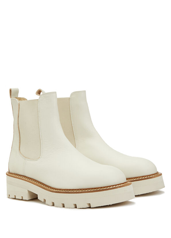 Beymen Club Beige Womens Leather Boots - 2