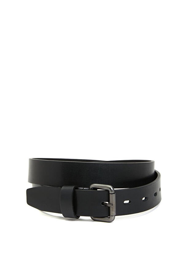 Beymen Club Siyah Erkek Deri Kemer - 1