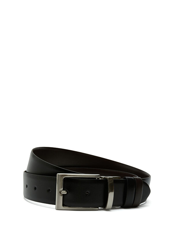 Beymen Club Black Brown Men's Leather Belt - 1