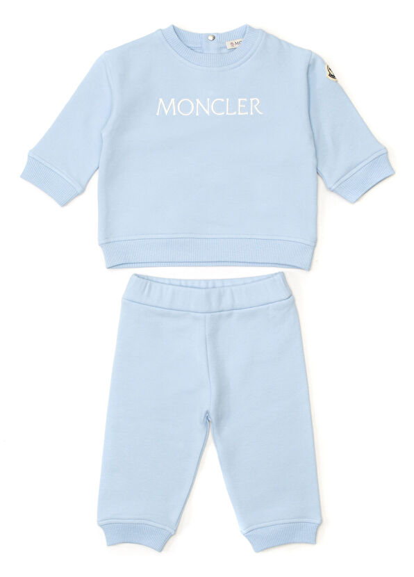 Moncler Light Blue 2-Piece Unisex Baby Set - 1