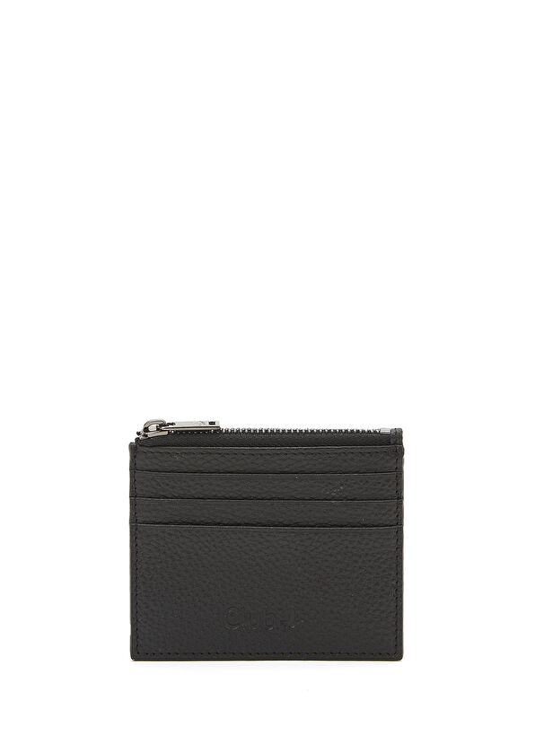 Beymen Club Black Men's Leather Business Card Holder - 1