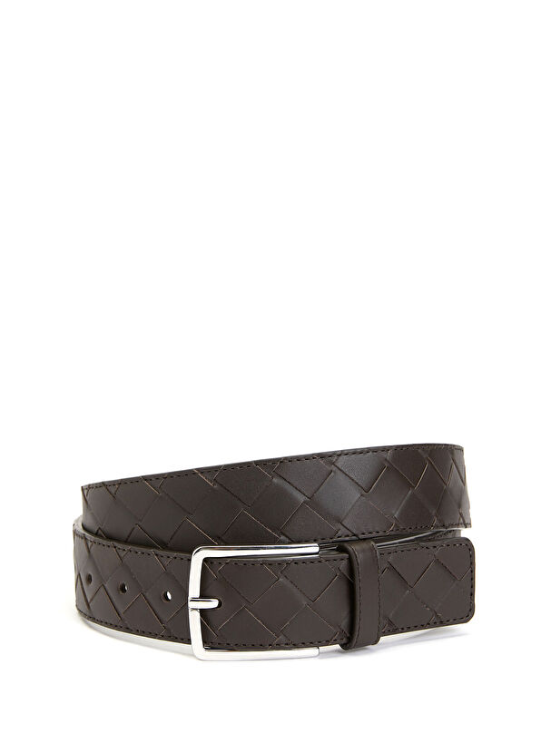Bottega Veneta Brown Men's Leather Belt - 1