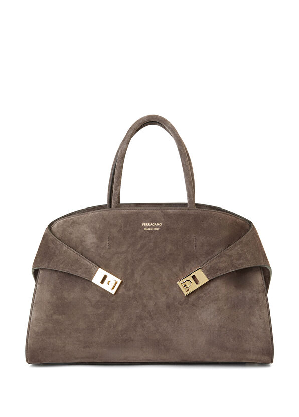 Ferragamo Kahverengi Kadın Deri Çanta - 1
