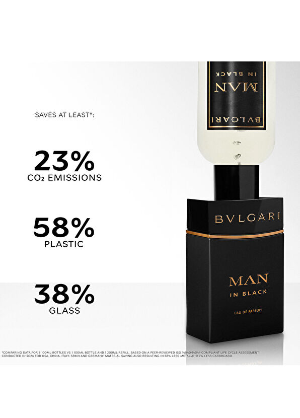Bvlgari Man In Black Eau de Parfum Refill 200ml - 3