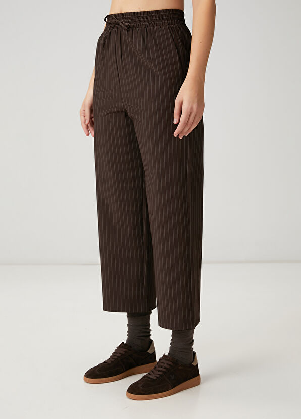 Beymen Club Kahverengi Çizgili Pantolon - 2