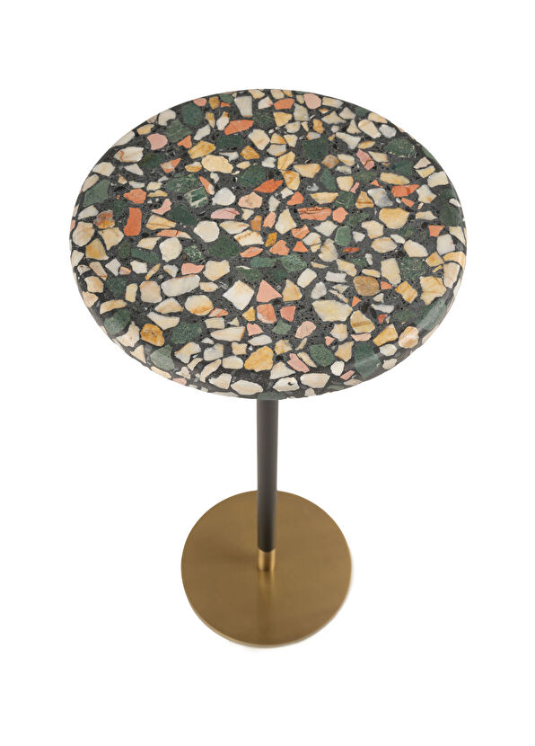 Sürton Çekirdek Gece Terrazzo Yan Sehpa - 2