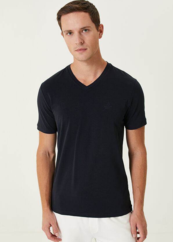Beymen Club Navy Blue T-Shirt - 2