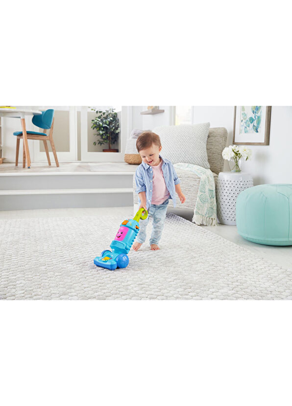 Fisher Price Price Eğlen ve Öğren Neşeli Oyuncak Süpürge - 2