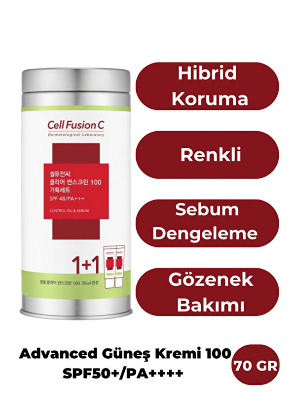 Cell Fusion C Advanced Sunscreen 100 SPF50+ PA++++ Güneş Koruyucu Seti 2x35 ml - 2