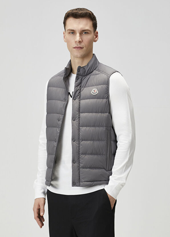 Moncler Gri Puff Yelek - 1