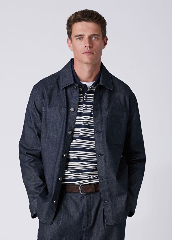 Beymen Club Navy Blue Denim Shirt - 1