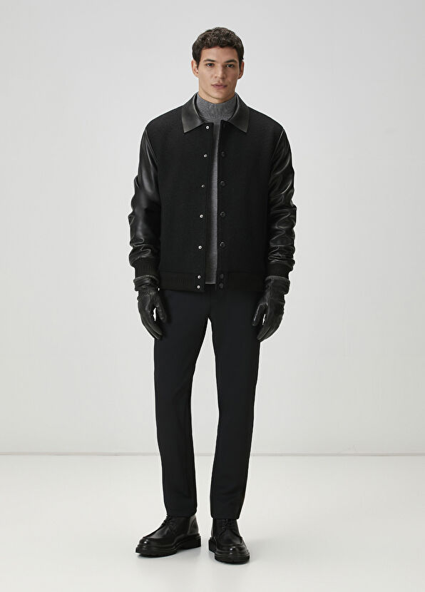 Beymen Club Black Waist Corded Diagonal Sports Trousers - 1