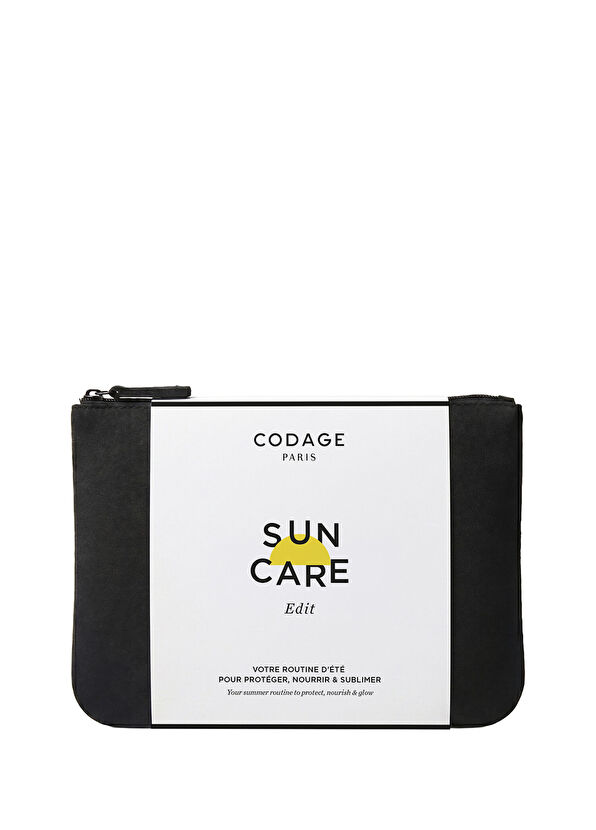 Codage Paris SPF50+ Güneş Koruyucu Jel 100ml + SPF50+ Güneş Koruyucu Serum 5 ml + Çok Yönlü Bakım Yağı 10 ml + Siyah Çanta - 2