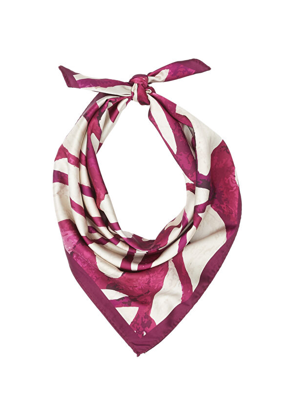 Beymen Club Patterned Women's Satin Scarf - 2