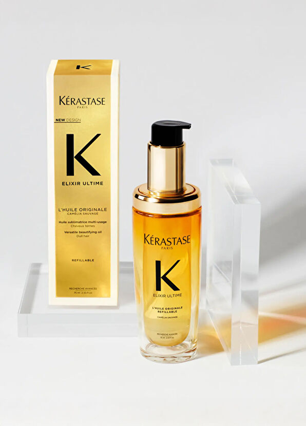 Kerastase Elixir Ultime Parlaklık Veren Şampuan ve Saç Yağı 2'li Set - 2