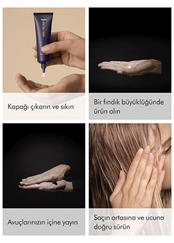 Dyson Chitosan™ Şekillendirme Öncesi Saç Kremi Mini Boy (Düz/Dalgalı ve İnce Telli Saçlar 30 ml) - 3