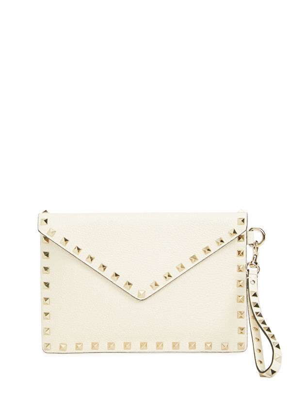 Rockstud Medium Kadın Deri El Portföyü - Görsel 2