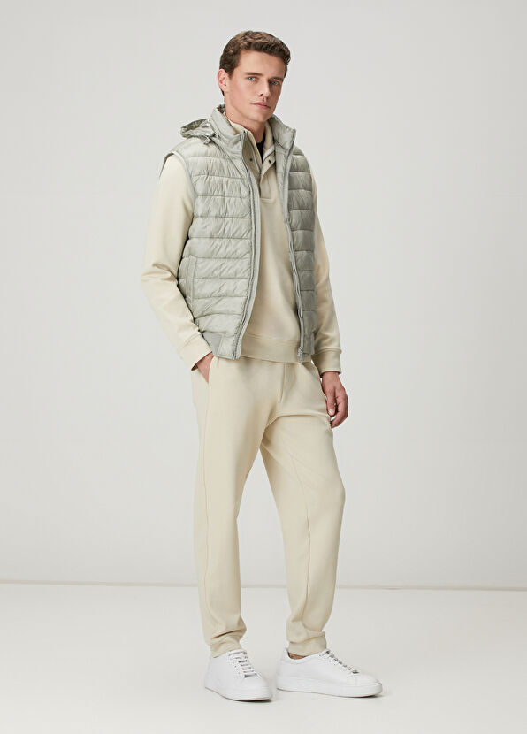 Beymen Club Beige Waist Corded Jogger Sweatpants - 1