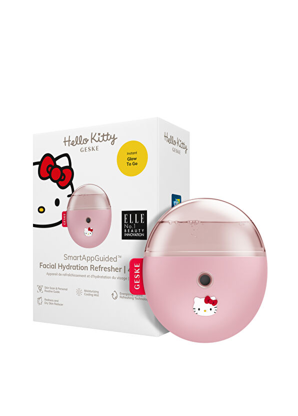 Geske Hello Kitty Facial Hydration Refresher Pembe Buharlı Cilt Nemlendirici ve Yenileyici Yüz Bakım Cihazı  - 2