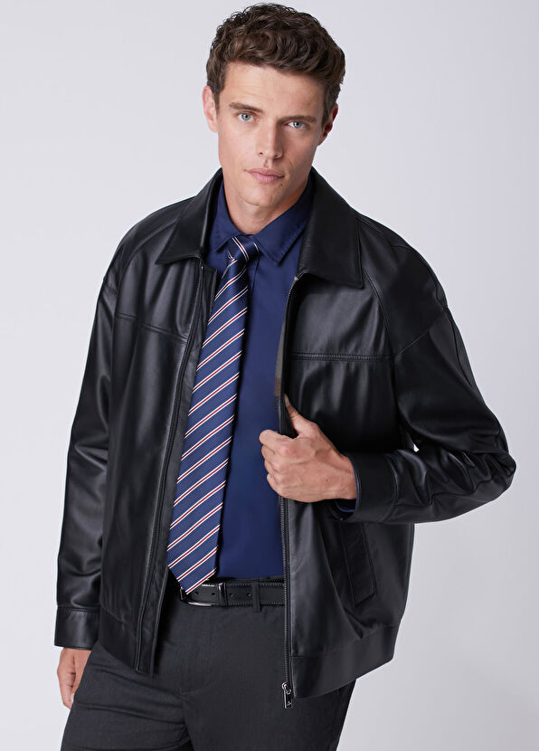 Beymen Club Black Leather Jacket - 2