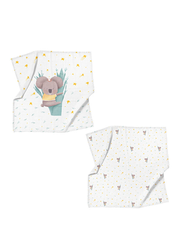 Casadora Baby Koko 100% Organic Cotton 2-Pack Muslin Cover Set  - 2