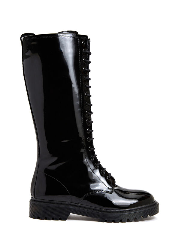 Beymen Club Black Women'S Long Patent Leather Boots - 1
