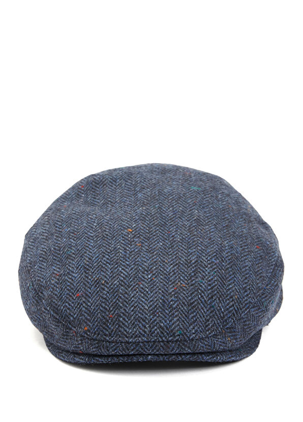 Doria Siyah Lacivert Erkek Yün Şapka - 2