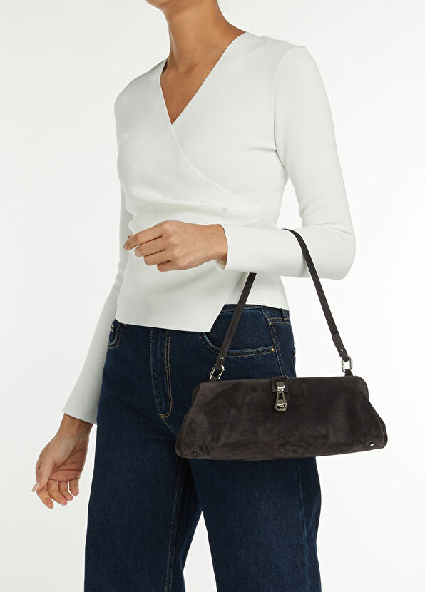 Paola Koyu Gri Kadın Deri Çanta - Görsel 3