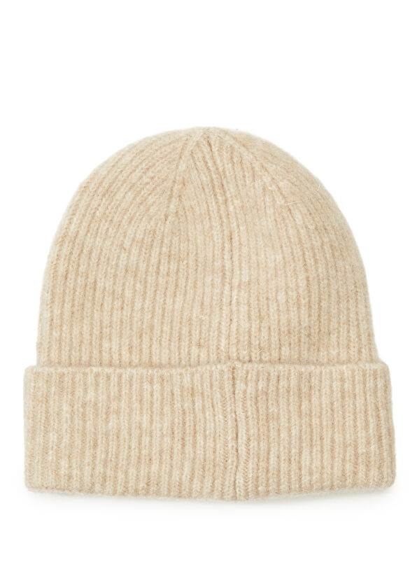 Beymen Club Ekru Kaz Nakışlı Kadın Yün Bere - 2