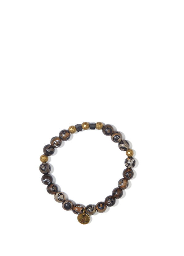 Beymen Club Siyah Doğal Taşlı Erkek Bileklik - 2