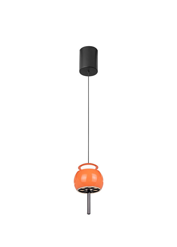 Bakara Collection Roller Süspansi̇yonlu Turuncu Sarkit Avize - 1