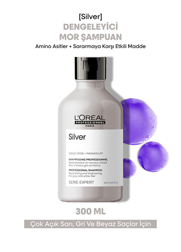 Loreal Professionnel Serie Expert Silver Purple Shampoo 300 ml - 2