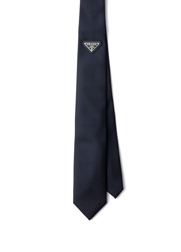 Prada Mavi Re-Nylon Erkek Kravat - 1