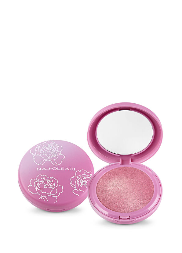 Naj Oleari Shade & Shine Luminous Blush 02 Petal Pink Parlak Bitişli ve Işıltılı Allık - 2