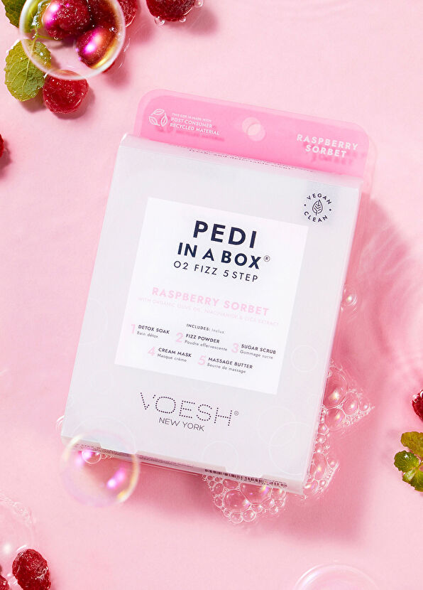 Voesh New York Pedi In A Box O2 Fizz Ahududu 5 Adımlı Pedikür Seti - 2
