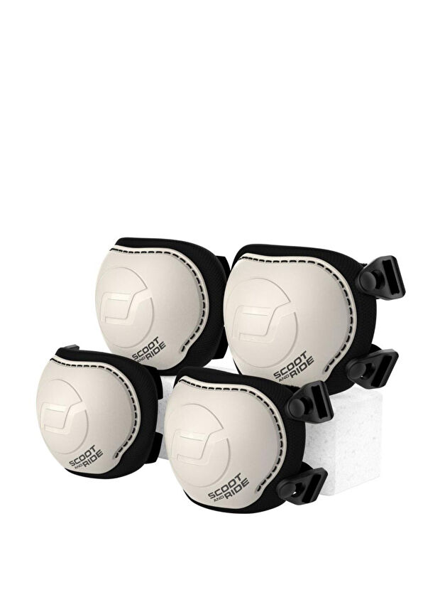 Scoot And Ride Açık Gri Dizlik ve Dirseklik Koruyucu Çocuk Scooter Aksesuarı  - 4