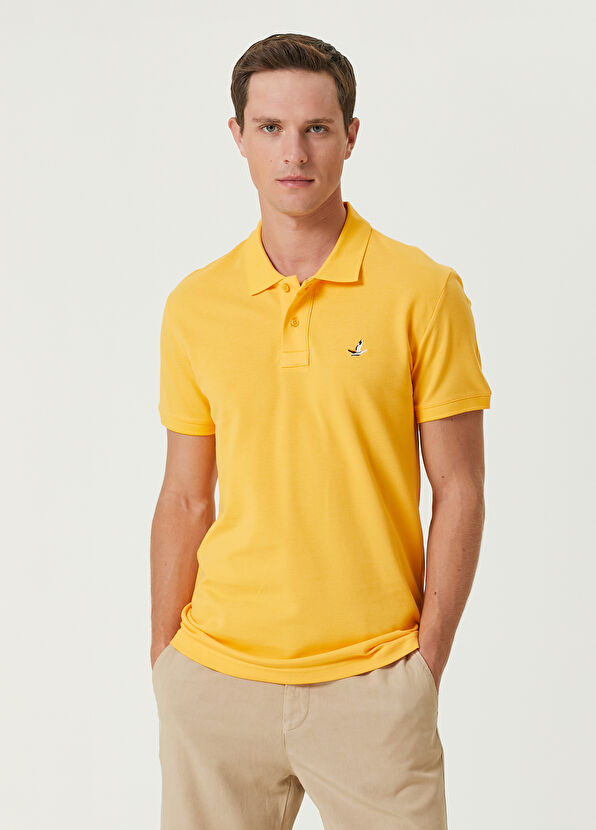 Beymen Club Slim Fit Sarı Polo Yaka T-shirt - 1