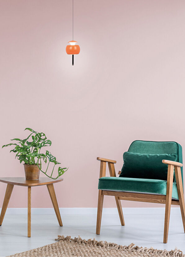 Bakara Collection Roller Süspansi̇yonlu Turuncu Sarkit Avize - 2