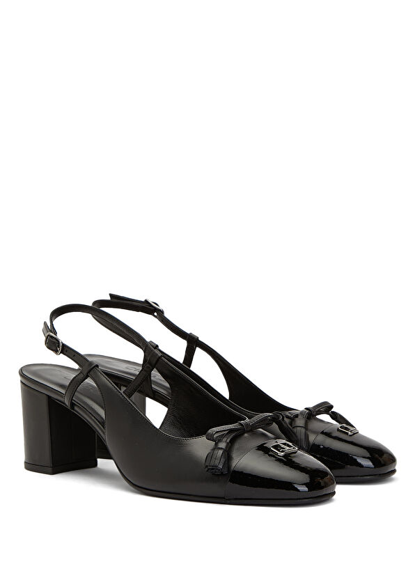 Beymen Club Black Women's Leather Shoes - 2